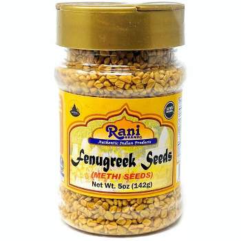 Fenugreek (Methi) Seeds Whole - 5oz (141g) - Rani Brand Authentic Indian Products