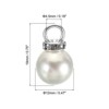 Unique Bargains Beautiful Designer DIY Jewelry Making Faux Pearl Pendants 100 Pcs - 2 of 4
