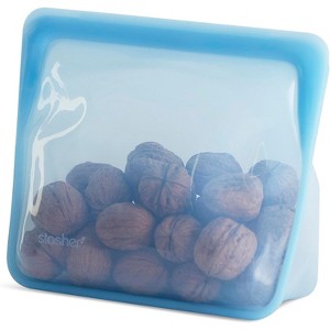 Premium Silicone Reusable Stand-Up Mega Bag, 104 oz Leak-free Storage, Microwave, Oven, Dishwasher Safe - 1 of 4