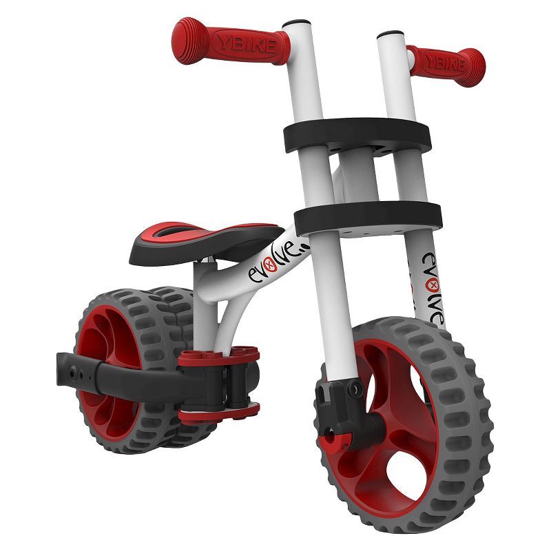 YBike Evolve 14&#34; 3-in-1 Tricycle - Red/White, 3 of 5