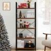 SKRAN Bookshelf,5 Tier Bookshelves, Home Office Bookcase Shelf Storage Organizer,Free Standing Storage Shelving Unit For Bedroom, Living Room - 2 of 4