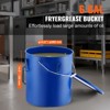 VEVOR Fryer Grease Bucket, 6 Gal Oil Disposal Caddy Carbon Steel Fryer Oil Bucket with Rust-Proof Coating, Oil Transport Container, Blue - 3 of 4