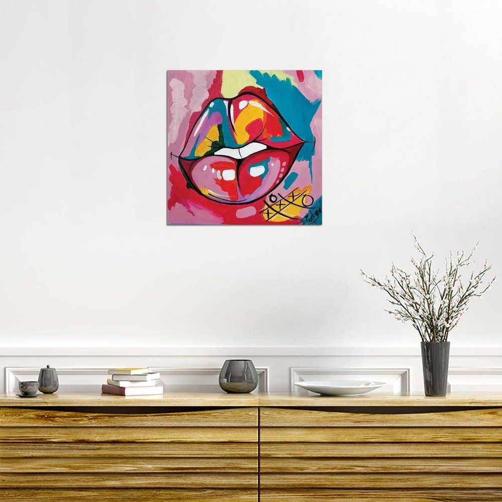 Photos - Other Decoration iCanvas 18"x18" Tropical by Pinklomein Canvas Print Wall Art