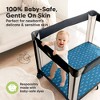 KeaBabies 2-Pack Isla Mini Crib Sheets, Pack and Play Sheets Fitted, Pack N Play Sheets, Fitted Crib Sheet - 4 of 4