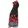 Women's Peacock Printed Palazzo Pants - White Mark - 2 of 3