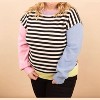 Women's Claire Color Block Sweater - Jess Lea - 3 of 4