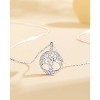 Molenia Tree of Life Necklace for Women, 925 Sterling Silver Birthstone Family Tree of Life Pendant Birthday Gifts - 3 of 4