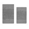Granada 2 Piece Bath Rug Set 100% Premium Cotton Tufted Non-Slip Backing Bathmats for Bathroom, Super Soft Absorbent, Machine Washable - 2 of 4