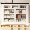 9 Drawer Dresser for Bedroom, 37.8" Tall Dresser with Wide Drawers & Ornately Carved Metal Handles, Rustic Dressers & Chests of Drawers - 4 of 4