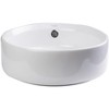 ALFI EAGO BA129  16Inch ROUND CERAMIC ABOVE MOUNT BATHROOM BASIN VESSEL SINK - 2 of 4