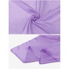 INSPIRE CHIC Women's Solid Color Satin Large Square Scarf Neckerchief Bandanas 35"x35" - 4 of 4