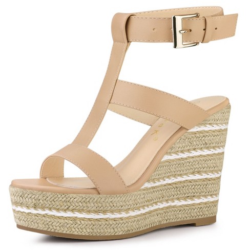 Perphy Platform Floral Printed Espadrille Wedge Sandals For Women : Target