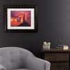 Trademark Fine Art - R W Hedge Fiery Castles Matted Framed Art - 2 of 4