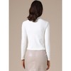 INSPIRE CHIC Women's Turtleneck Long Sleeve Knit Asymmetric Slim Fit Basic Thermal Shirts - 4 of 4