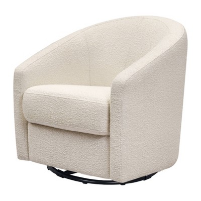 Babyletto Madison Swivel Glider, Greenguard Gold Certified - Ivory Boucle