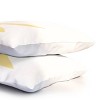 Deny Designs Standard April Lane Art Block Yellow Monogram K Microfiber Printed Pillow Sham - 3 of 3