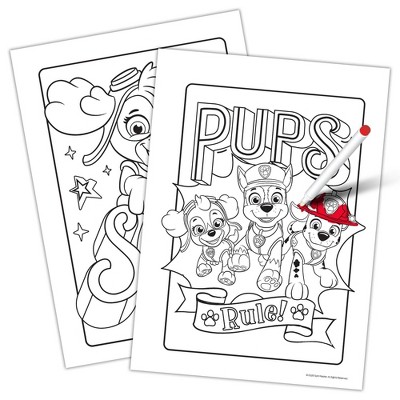 Paw Patrol Imagine Ink Coloring Book with Mess-Free Magic Ink Markers - Bendon