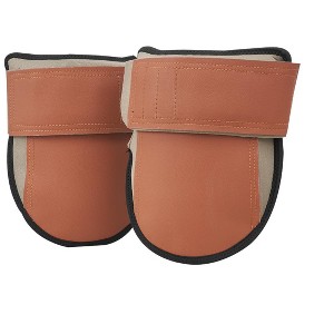 VEVOR Knee Pads for Work, Durable Leather Construction Pads, Machine Washable Work Knee Pads, Easy to Wear and Take off, Black and Brown - 1 of 4