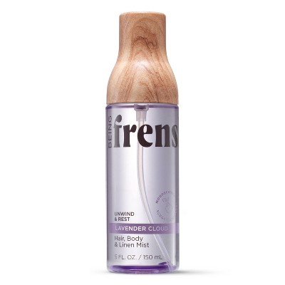 Being Frenshe Hair, Body &#38; Linen Mist Body Spray with Essential Oils - Lavender Cloud - 5 fl oz