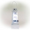 Indoor/Outdoor Hurricane Lantern with LED Lights and Timer Cool White - Alpine Corporation - 2 of 4