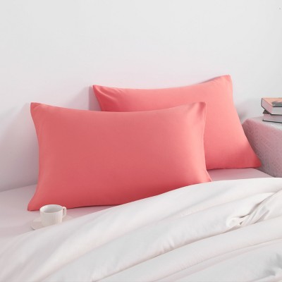 2 Pack Brushed Microfiber Pillowcases, Super Soft Pillowcases with Envelope Closure - NTBAY