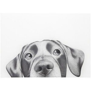 Pavilion Gift Company- Dog - 13.75" x 9.75" Glass Cutting Board Dog Puppy Doggy K9 Dog mom Dog Dad Dog Lover Kitchen Decor - 1 of 4