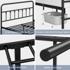 Yaheetech Iron Platform Bed Frame with High Headboard and Footboard - 4 of 4