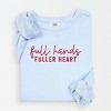 Simply Sage Market Full Hands Fuller Heart Lightweight Garment Dyed Sweatshirt - 2 of 4