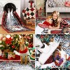 Fulvari Indoor Christmas Rug Kitchen Bathroom Rugs for Entryway,Washable Non-Slip Christmas Tree Santa Claus Area Rug,Winter Holiday Decor - 4 of 4