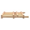 LunaLulinlk Bamboo Foldable Compact Dish Drying Rack, 20.5-Inches x 13-Inches - 2 of 3
