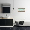 Stupell Industries Bathroom Rules with Teal Text Floating Frame Canvas Art - 3 of 4