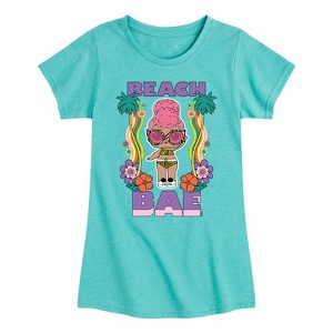 Girls' - LOL Surprise! - Groovy Beach Babe Fitted Short Sleeve Graphic T-Shirt - 1 of 4