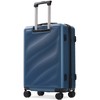 Whisen 3-Piece ABS Hardshell Spinner Luggage Set, 20”/24”/28” Suitcase with TSA Lock, Double Wheels and Side Hook - 4 of 4