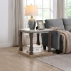Cozy Minimalist Round Coffee Table Wooden Legs Solid Wood Bedside Table, Solid Wood Coffee Table,Modern Coffee Table Round Table Tea Table-Cuddlewood - 2 of 4
