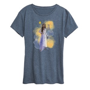 Women's - Disney - Asha Sketch In The Beginning Short Sleeve Graphic T-Shirt - 1 of 4