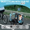 RISOKEYS 16-Inch Foldable Pet Bike Trailer - with Universal Hitch & All-Terrain Wheels, Portable for Road Trips and Daily Rides,for Small Dogs - 2 of 4