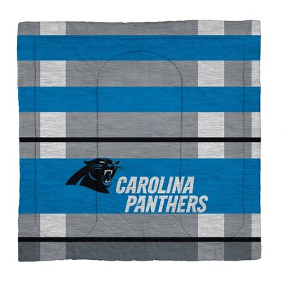 NFL Carolina Panthers Heathered Stripe Queen Bed in a Bag - 3pc — фото 2
