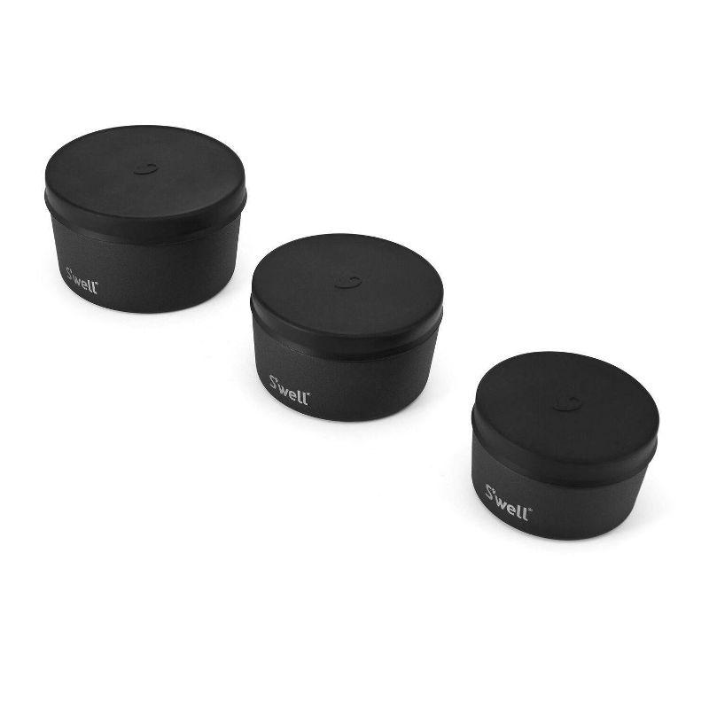 S&#39;well Food Storage Canister Set Onyx, 4 of 9