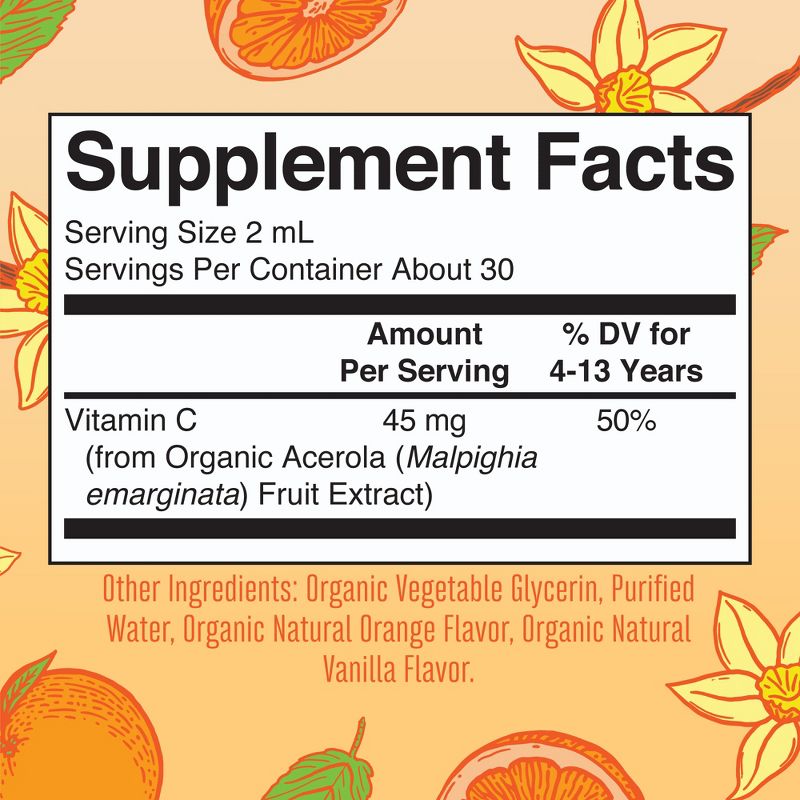 MaryRuth's Kids Vitamin C Drops, Orange Vanilla, Org, 2 oz, 2 of 12
