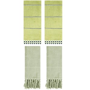 REGALWOVEN 4 Pcs Bathroom Hand Towel 14" x 30" - 1 of 4