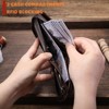 Generic Genuine Leather Men's Wallet with Zipper Vintage RFID Blocking Large Capacity Wallet - 3 of 4