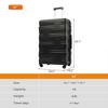Suitcase Hardshell Luggage Expandable Spinner Suitcase With TSA Lock Lightweight Case For Outdoor Travel Camping Women Men - 2 of 4