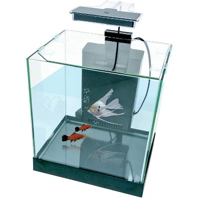 Penn-Plax Cascade Desktop Aquarium Kit Small & Tight Spaces 3.2 Gallons
