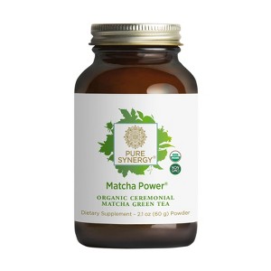 Pure Synergy Organic Matcha Power® – Ceremonial-Grade Japanese Matcha Powder | 2.1 oz - 1 of 4