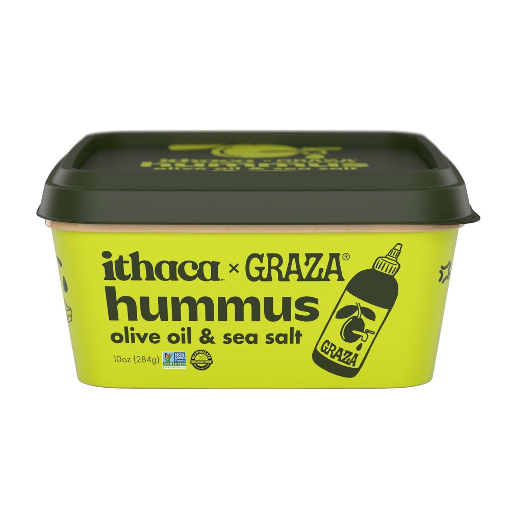 Ithaca Graza Olive Oil and Sea Salt Hummus - 10oz