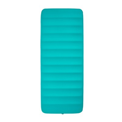Teal Insulated FlexForm Camping Sleep Pad with Recycled Fabric