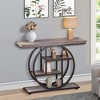NicBex 31.49" H 4-Tier Console Table with Open Storage Shelves Sofa Table for Entryway Living Room - 2 of 4