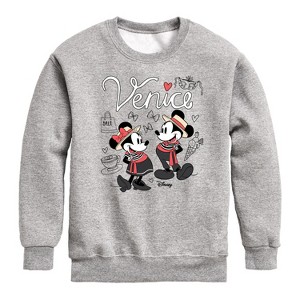 Boys' - Disney - Mickey & Friends Graphic Long Sleeve Fleece Sweatshirt - 1 of 4