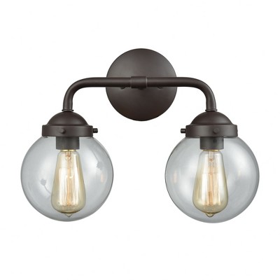Thomas Lighting Beckett 2 - Light Vanity in  Oil Rubbed Bronze