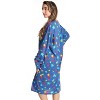 Just Love Womens Nightgown - Long Sleeve Henley Oversized Sleepwear Gown - 2 of 3